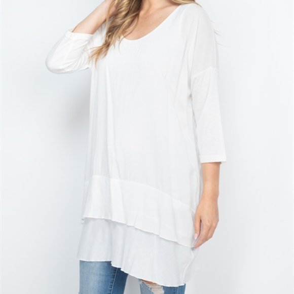 Off White Tunic Top - Picture 5 of 14